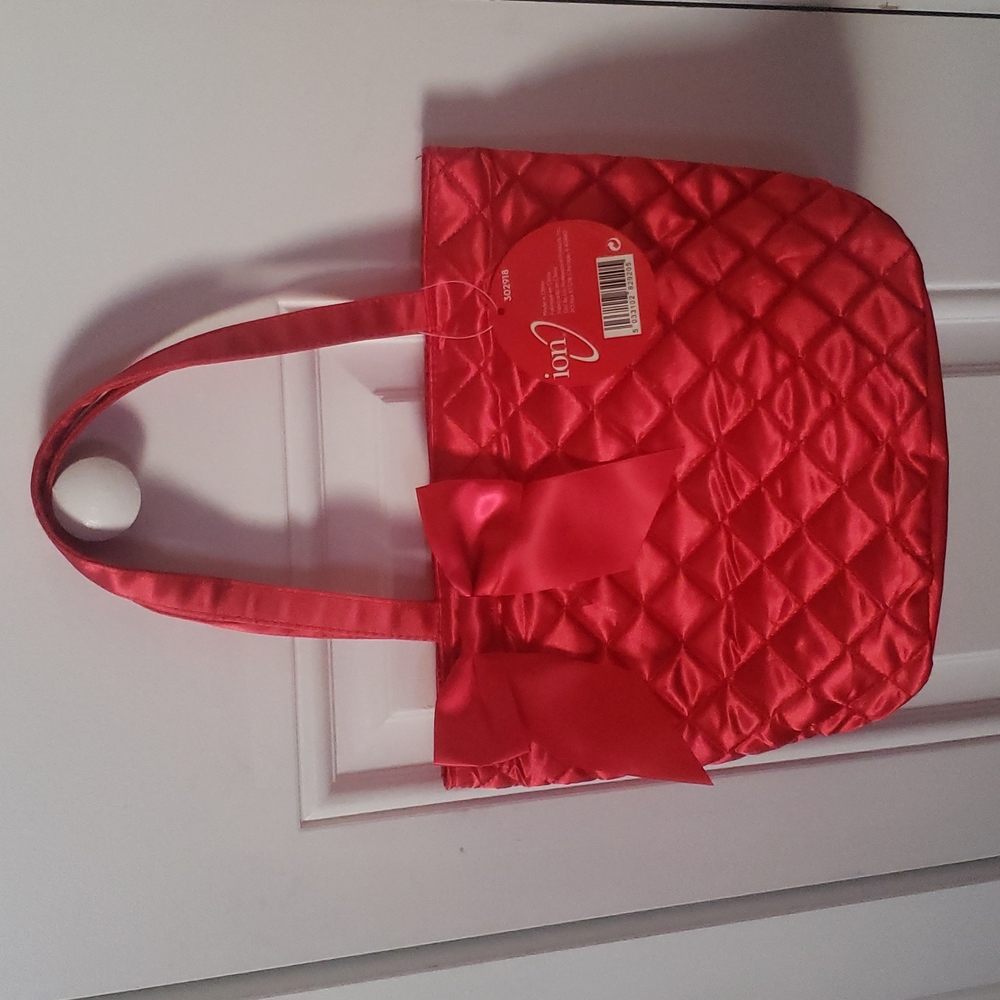 Ion Holiday Tote Red H9" x L12" x W5.5"
